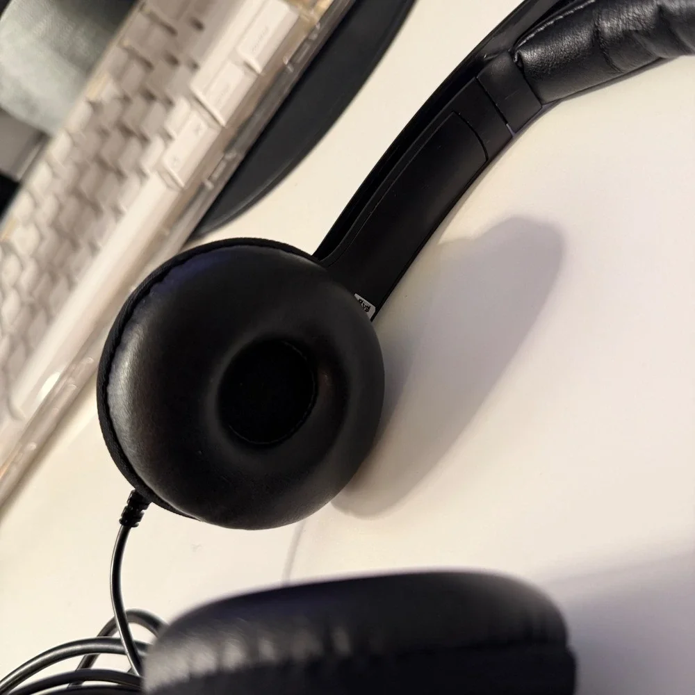 Logitech A00146 Wired USB Headset with Noise Cancelling Mic Black 981-000014